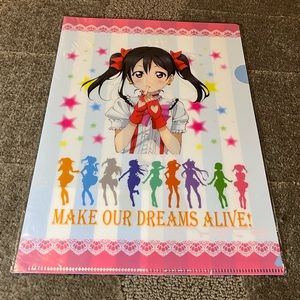 Love Live! School Idol Project / Festival Clear File Folder Anime Nico Yazawa